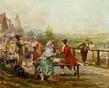 Famous Seller Paintings - The Ribbon Seller